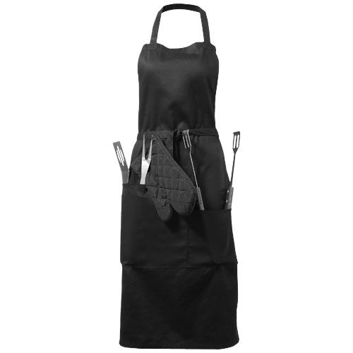 Bear BBQ Apron With Tools