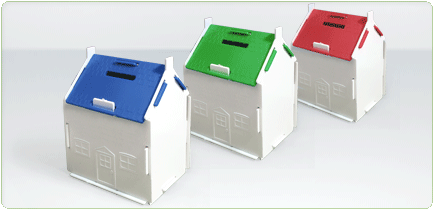 Green & Good Money Box House - Recycled
