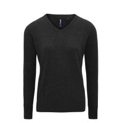 Women's cotton blend v-neck sweater
