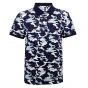 Camo piqué polo