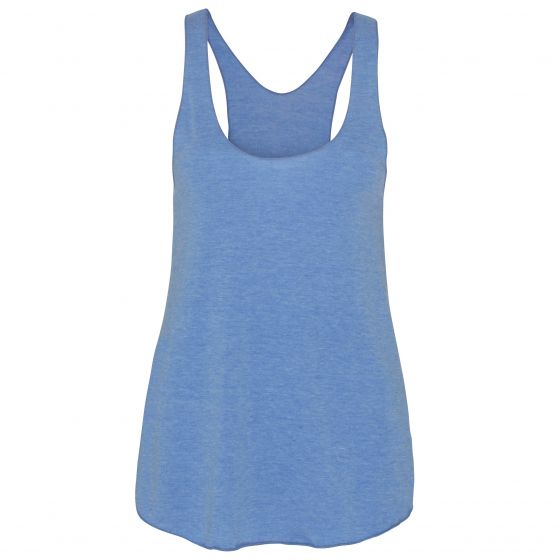 Women's triblend racerback tank